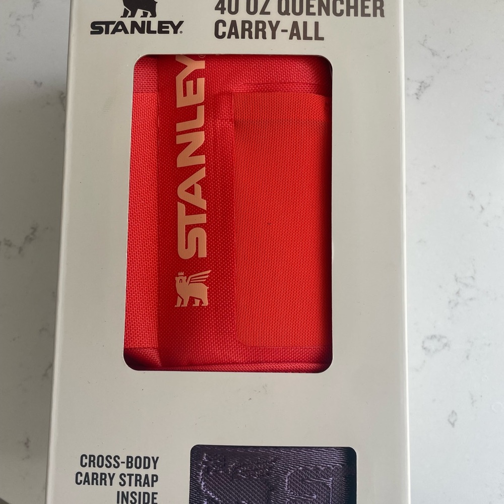 Stanley Red 40 oz Quencher Carry-All